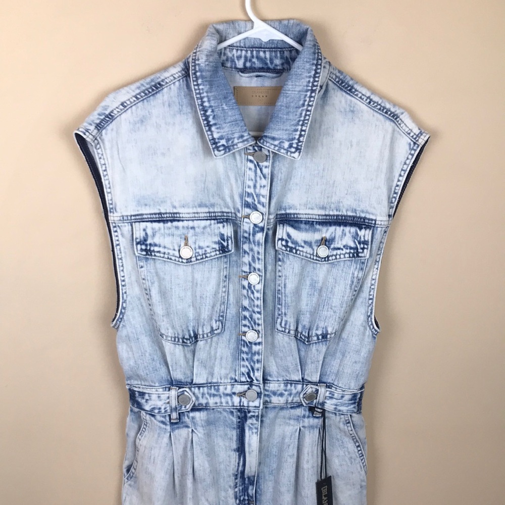 Blank NYC Light Blue Denim Romper - Picture 2 of 13